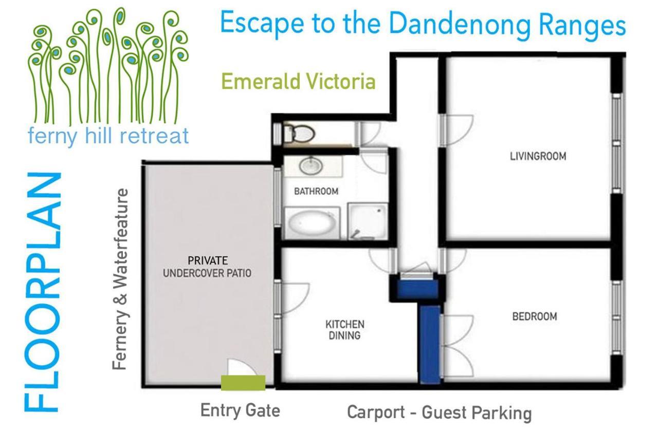 Ferny Hill Retreat, Emerald Victoria Apartment Exterior photo